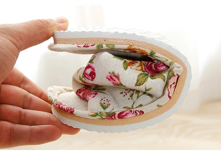 Women Home Slippers Indoor Floor Soft Couple Linen Slipper Spring Autumn Lightweight Unisex Bedroom Shoes Ladies Flax Flip Flops